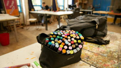 Sfeerimpressie van Atelier Spat bij  Tussenvoorziening, de