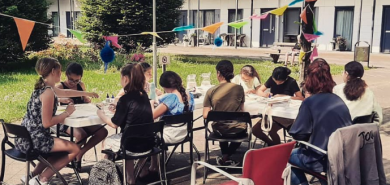 Sfeerimpressie van DOE-café voor kinderen bij  DOCK