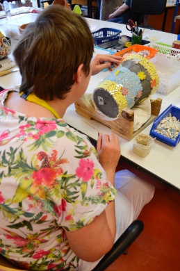 Sfeerimpressie van Werken op het Creatief Atelier  bij  Abrona